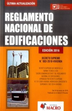 9786123043346 Reglamento Nacional De Edificaciones 2016
