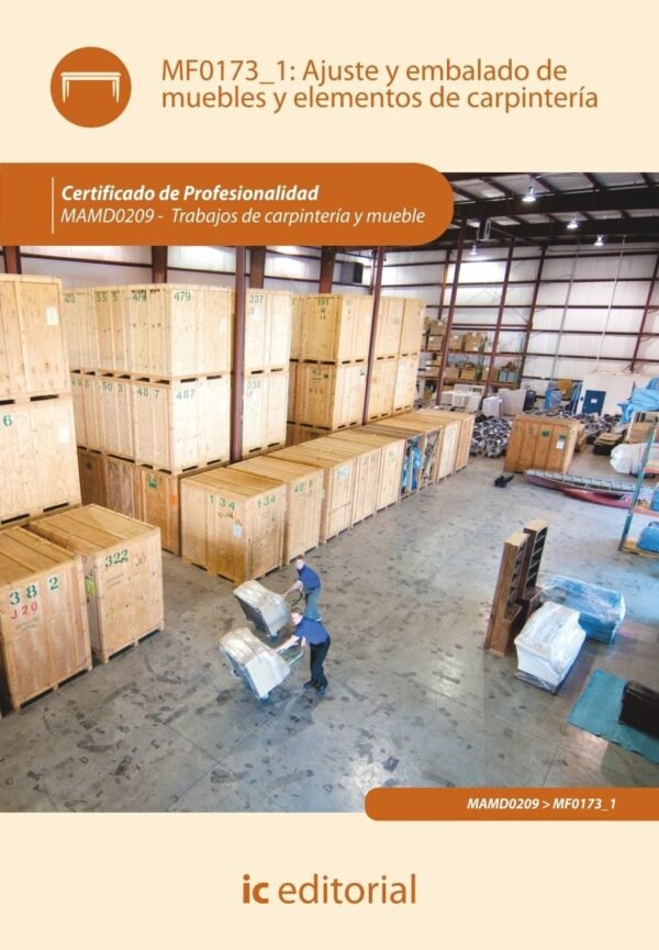 9788415648413 Mf0173-1 Ajuste Y Embalado De Muebles Y Elementos De Carpintería
