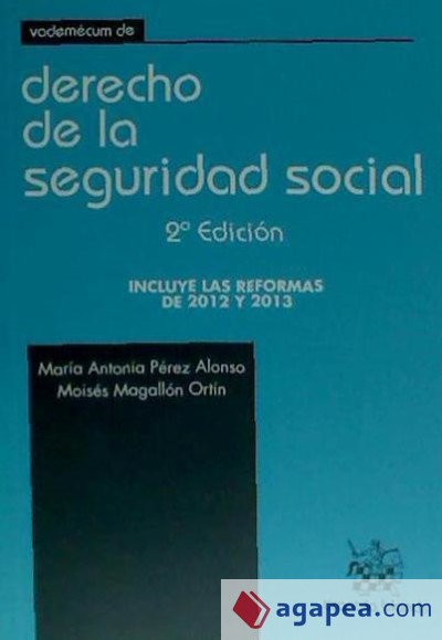9788490334607 Vademécum De Derecho De La Seguridad Social