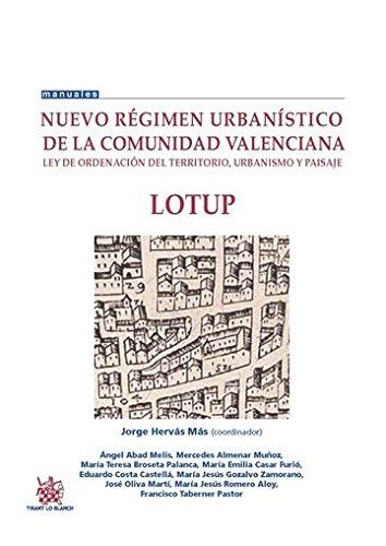 9788490863039 Nuevo Régimen Urbanístico De La Comunidad Valenciana Ley De Ordenación Del Territorio