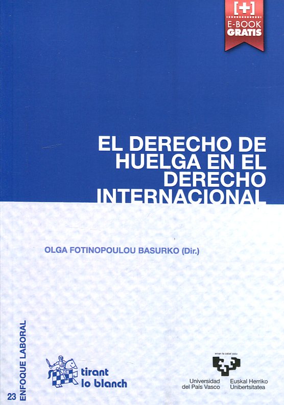 9788490868058 Derecho De Huelga En El Derecho Internacional