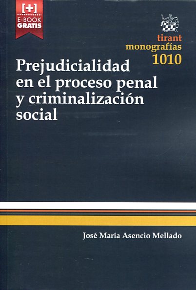 9788491190400 Prejudicialidad En El Proceso Penal Y Criminalización Social #1010
