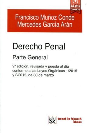 9788491190561 Derecho Penal. Parte General. 9A Edición