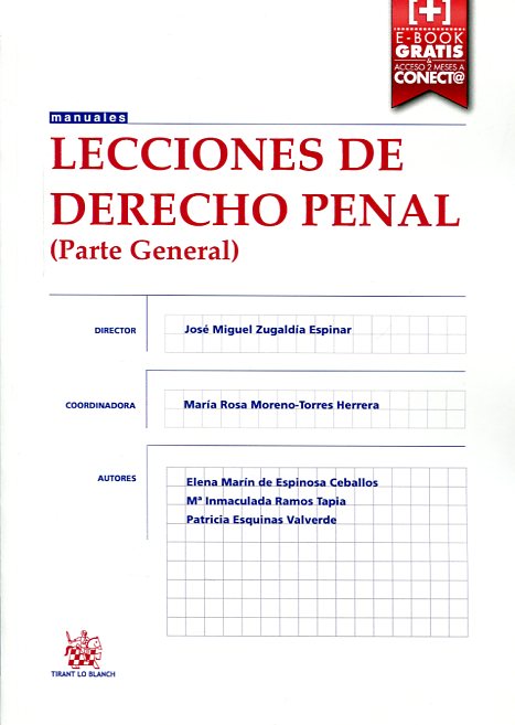 9788491431640 Lecciones De Derecho Penal. Parte General