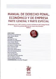 9788491432975 Manual De Derecho Penal Económico Y De Empresa Parte General Y Parte Especial. Tomo Ii: