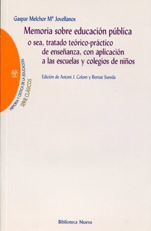 9788499402215 Memoria Sobre Educación Publica O Sea