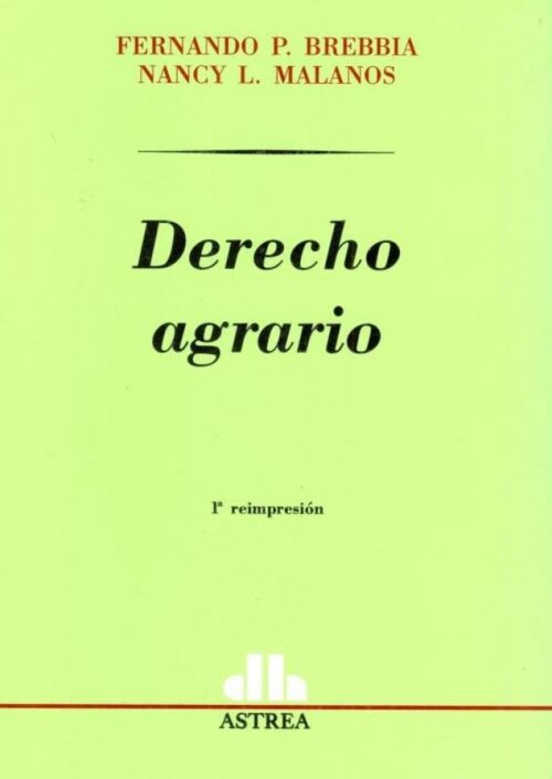 9789505087914 Derecho Agrario