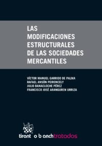 Las modificaciones estructurales de las sociedades mercantiles
